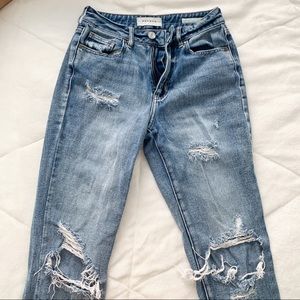 pacsun | distressed mom jeans